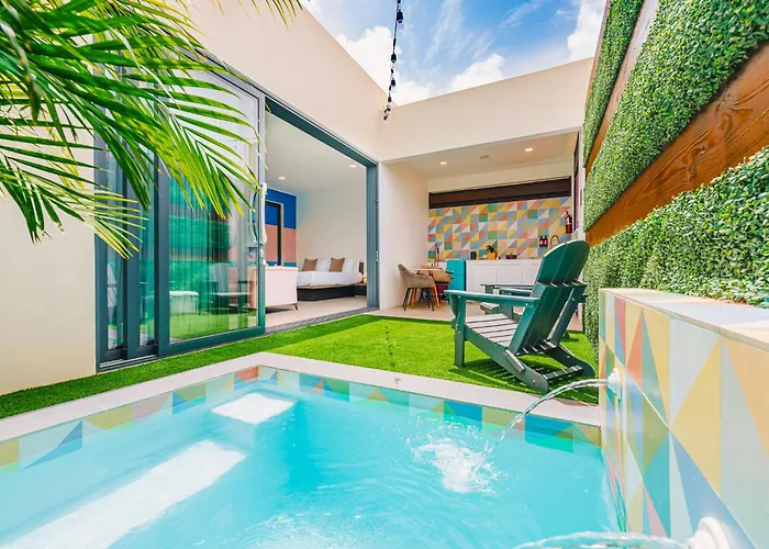 Privada Stays - Lofts With Private Pool And Oasis, Near Eagle Beach